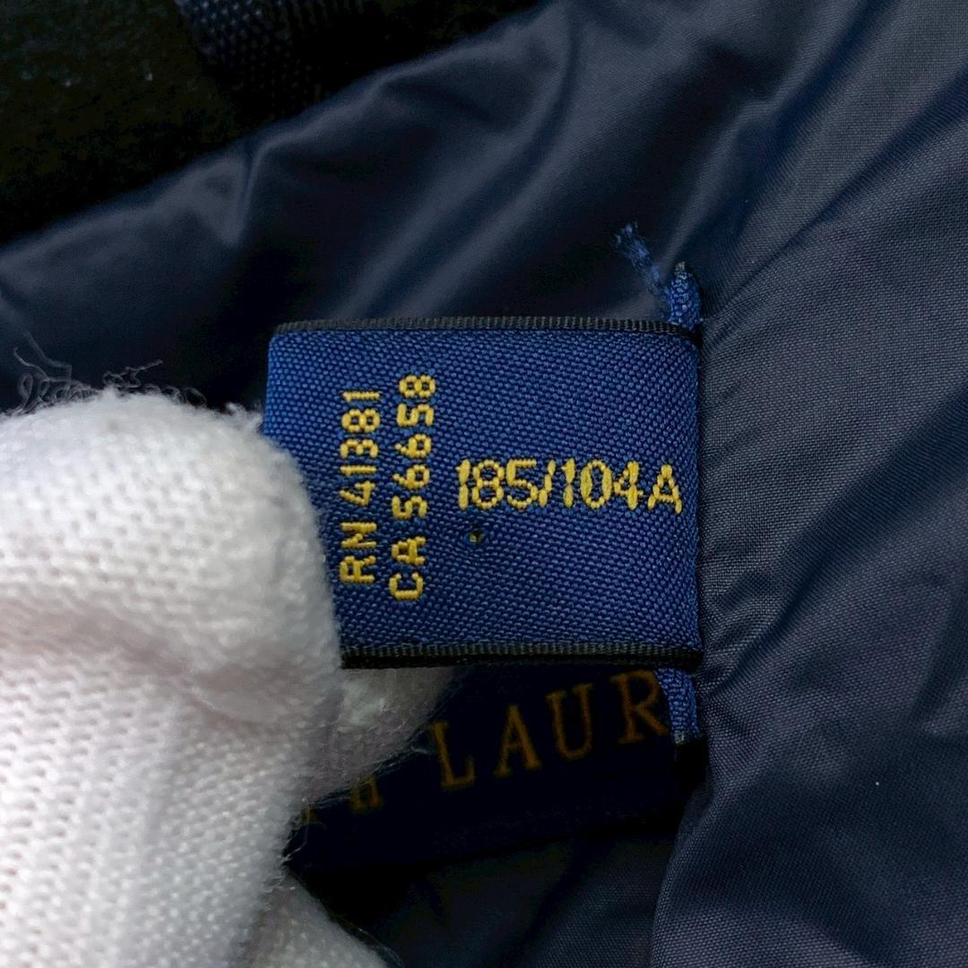 ポロラルフローレン ダウンジャケット 2way 肉厚 ネイビー XL　D987