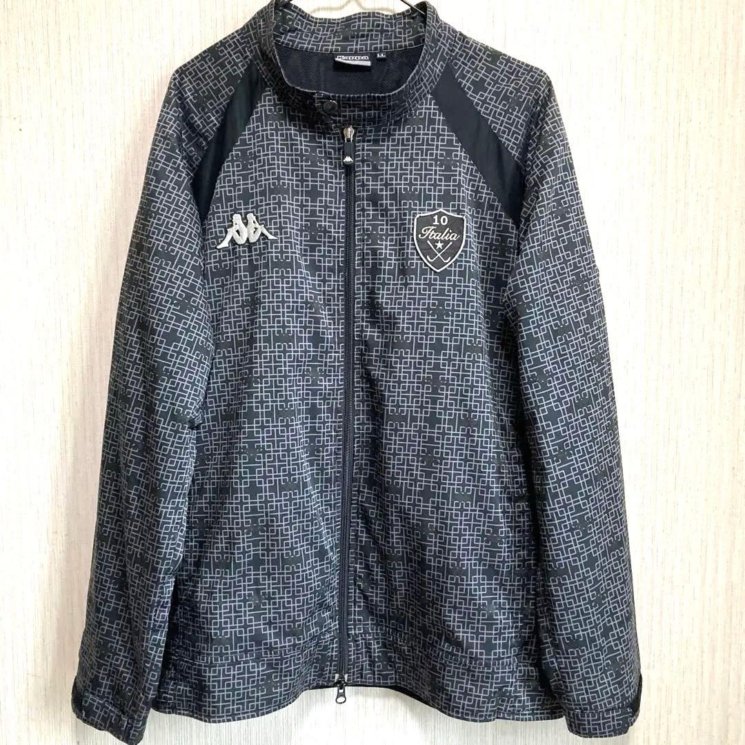 美品✨　Kappa GOLF メンズブルゾン　ブラック　LL