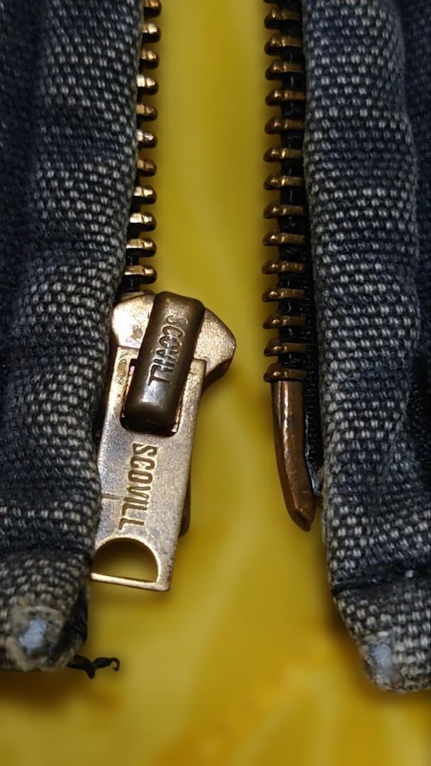 CAT(キャタピラー) ダック地 黒ワークベスト80s90sビンテージ