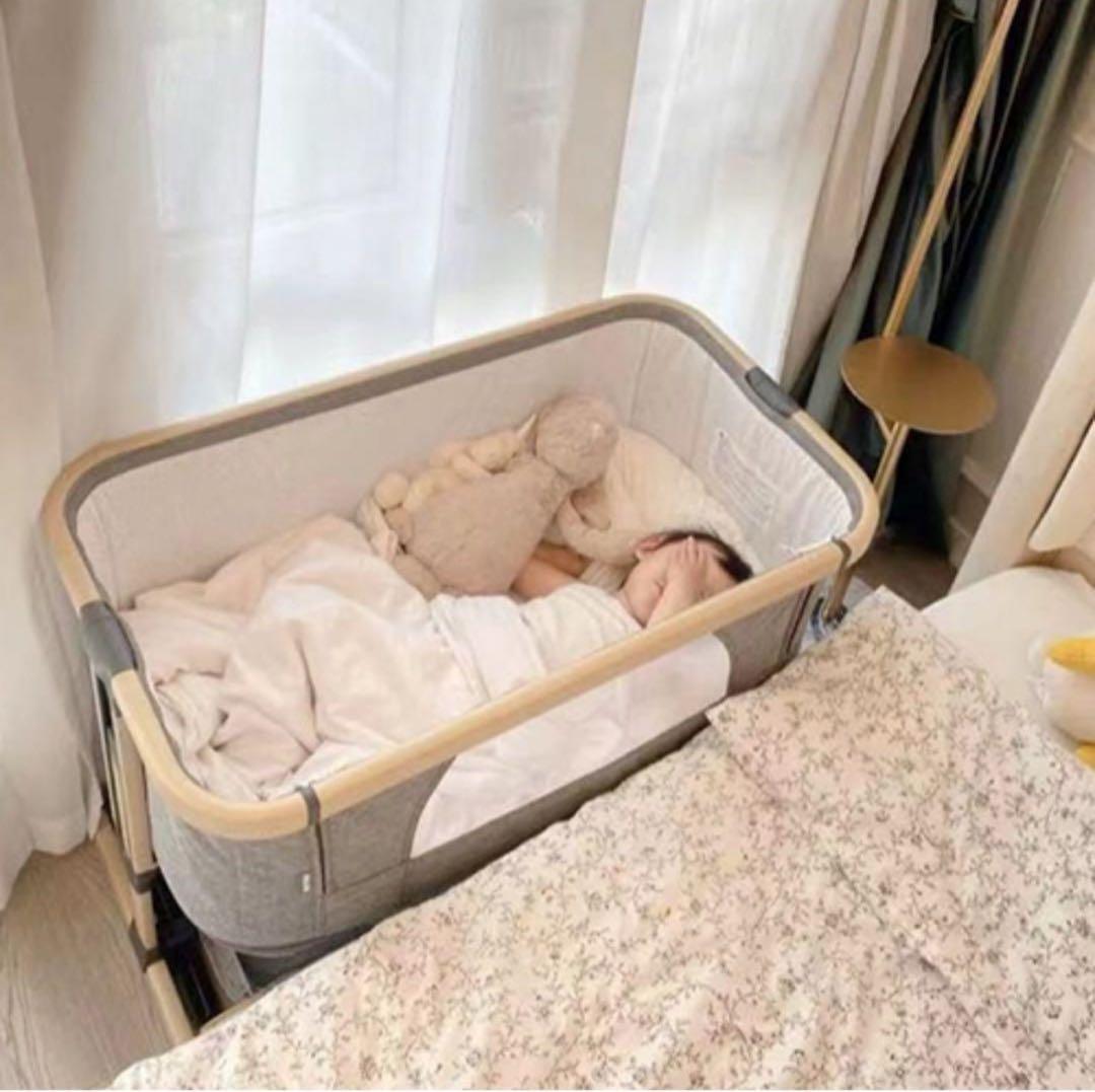 お値下げ‼️hzdmj ベビーベッド ピンク