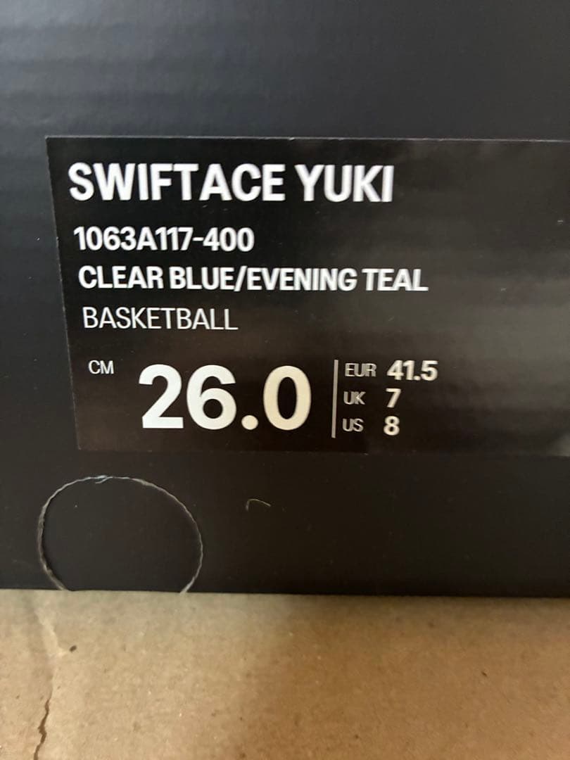 ASICS SWIFTACE YUKI 26.0cm 河村勇輝