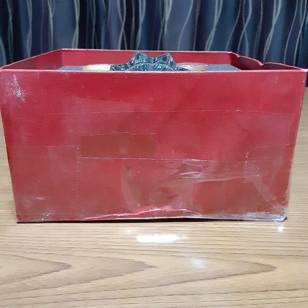 完全未使用品　希少　バカラ　キャンドルホルダー　箱に難ありますが中身は新品です