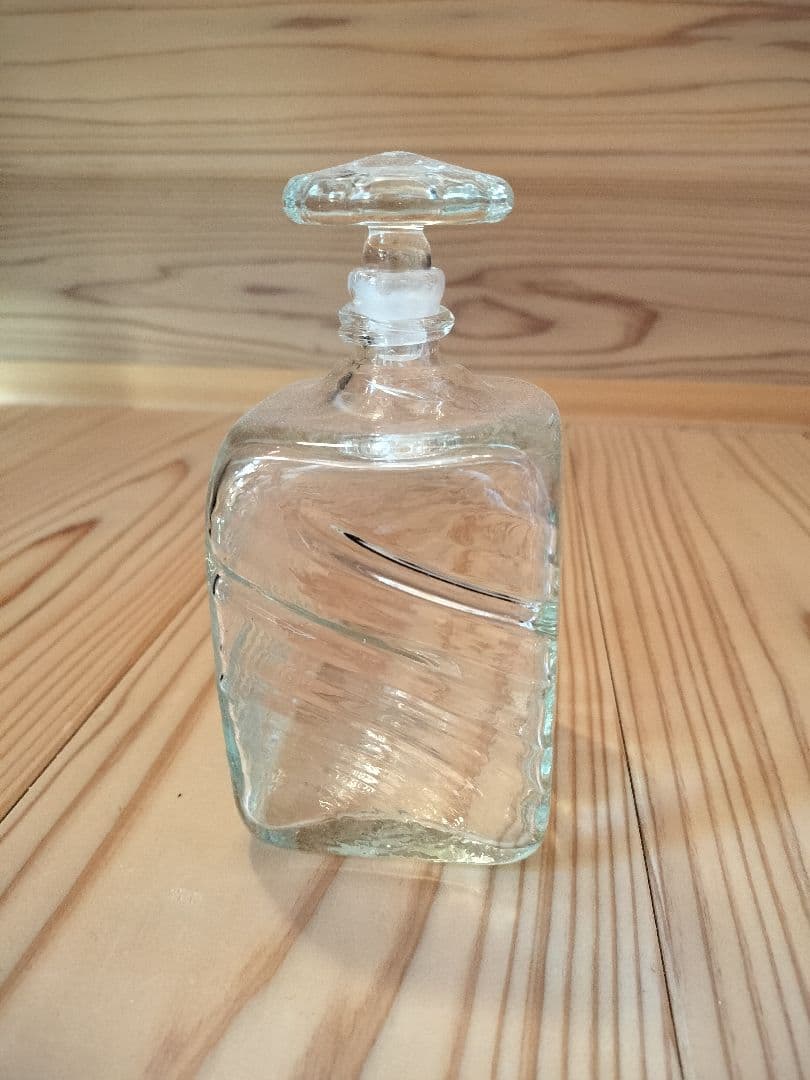 倉敷ガラス　小谷真三作　栓付き瓶