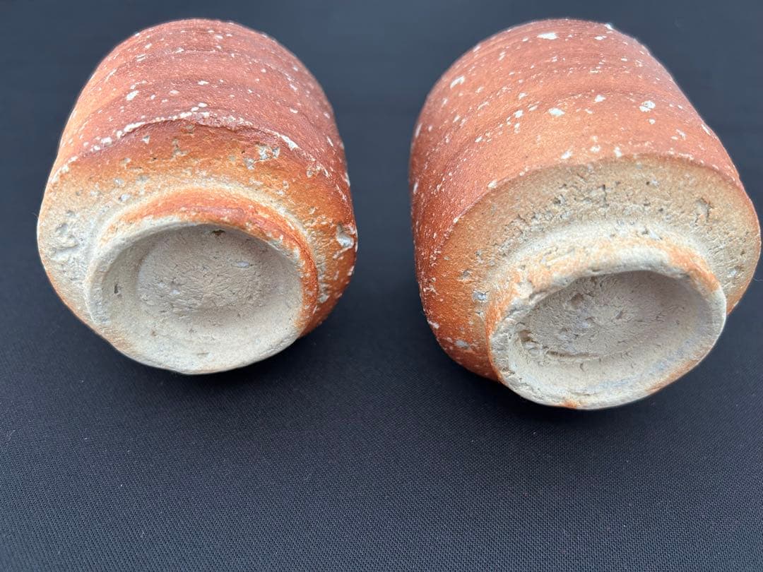 信楽焼　湯のみ　高橋楽斎　木箱付き