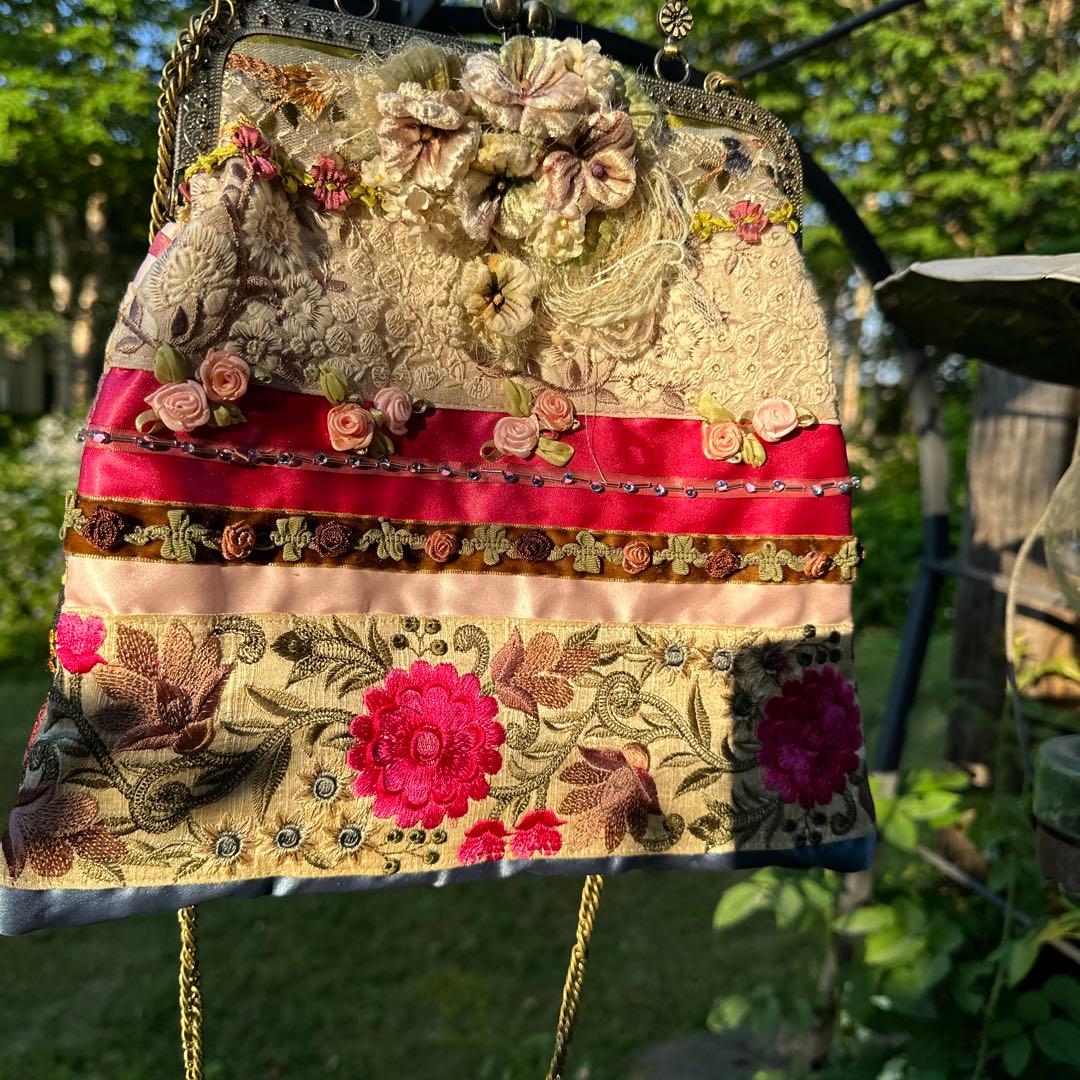 ビクトリアンがま口バック