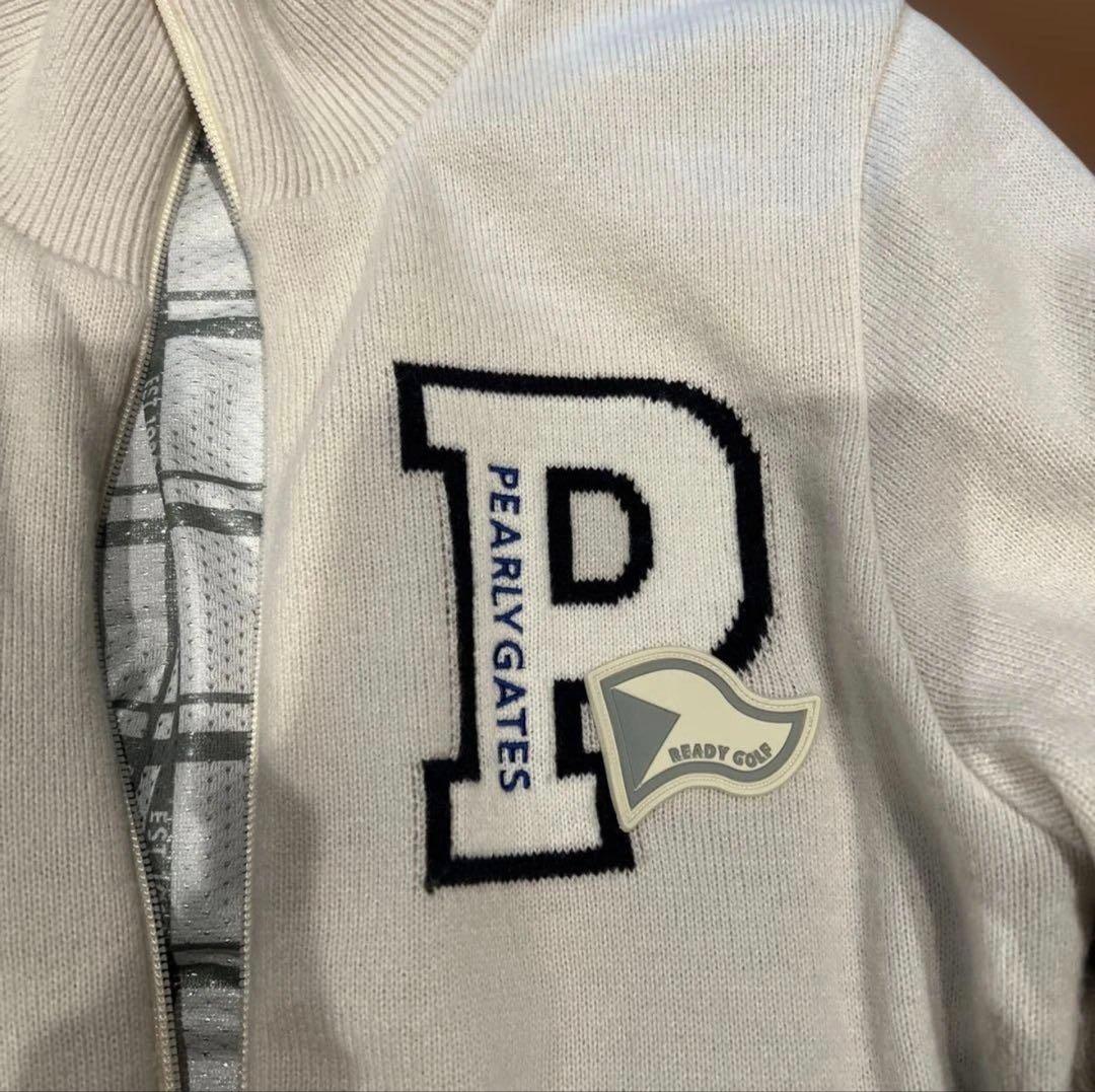 パーリーゲイツメンズ　ジップアップジャケットニット