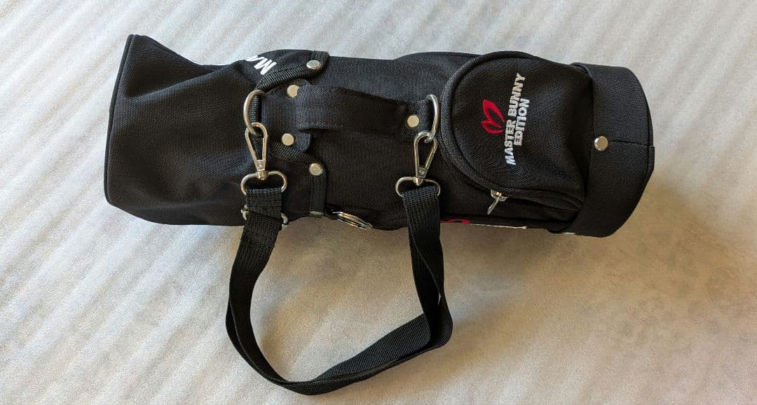 マスターバニー　キャディバッグ型ミニバッグ　黒