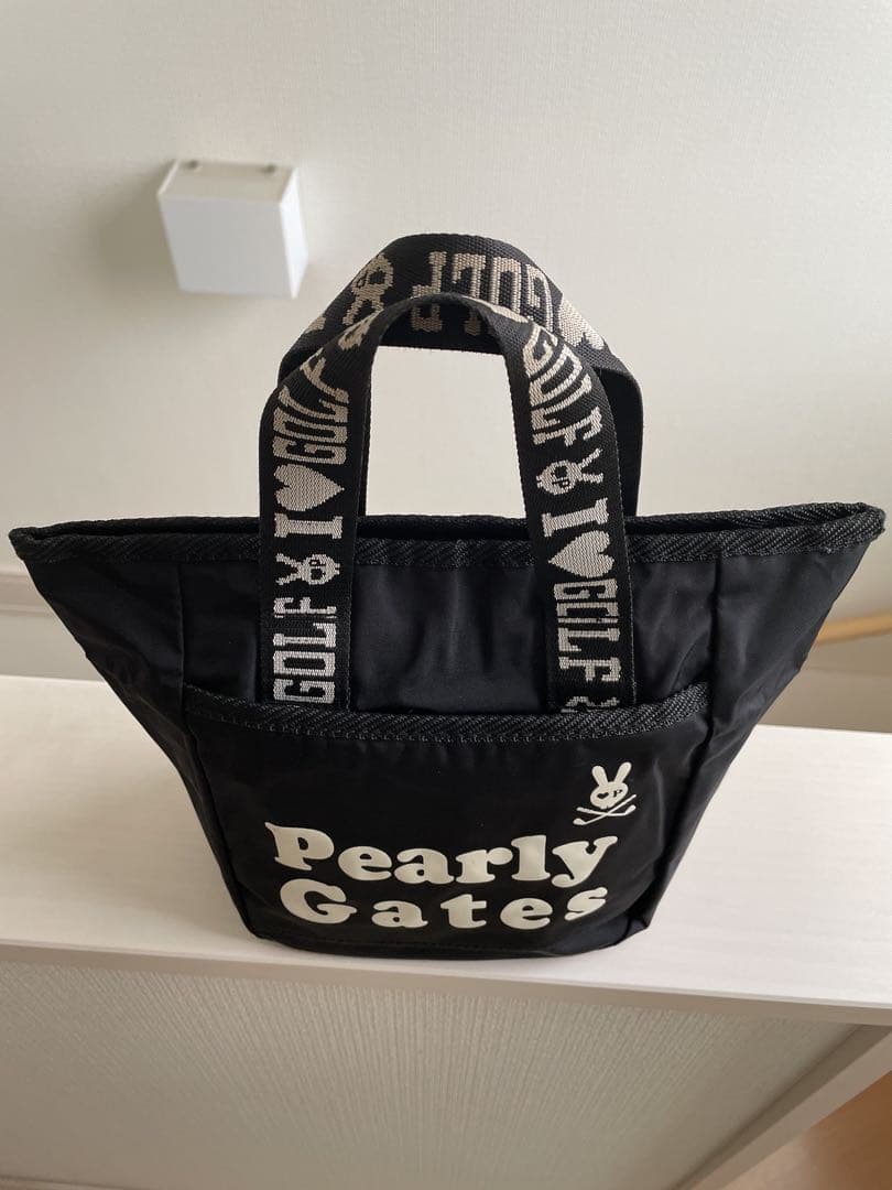 パーリーゲイツ PEARLY GATES カートバッグ トートバッグ 黒