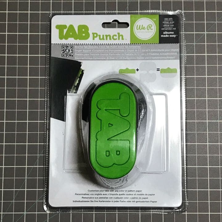 【We R Memory Keepers】タブパンチ Tab punch 4種類