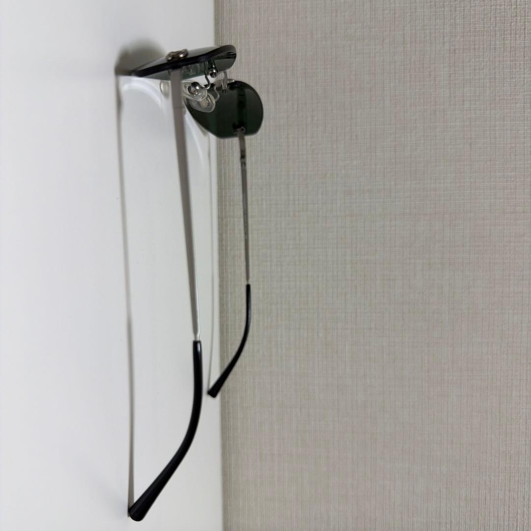 CHANEL ココマーク グレー サングラス　縁無し