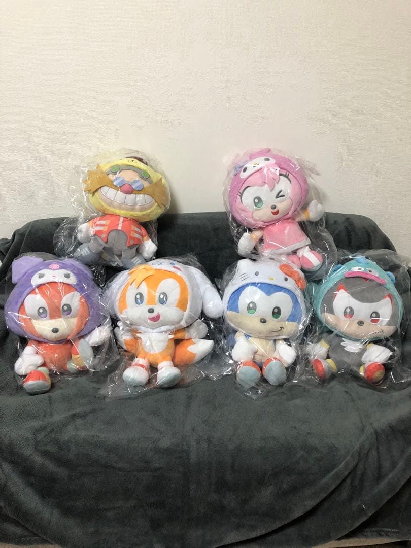 ソニック×サンリオ SONIC＆FRIENDS SanrioぬいぐるみM 全6種