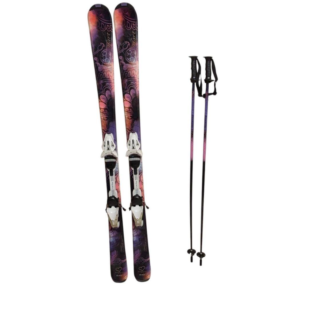 すぐ発送♡ HEART ジュニアスキー 145cm ブーツ25cm 4点セット