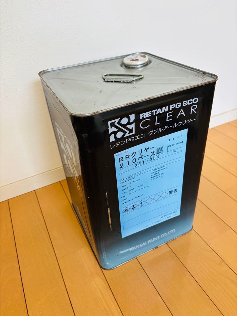 【未使用/未開封】関西ペイント　レタンPGエコRRクリヤー210 16L 2:1