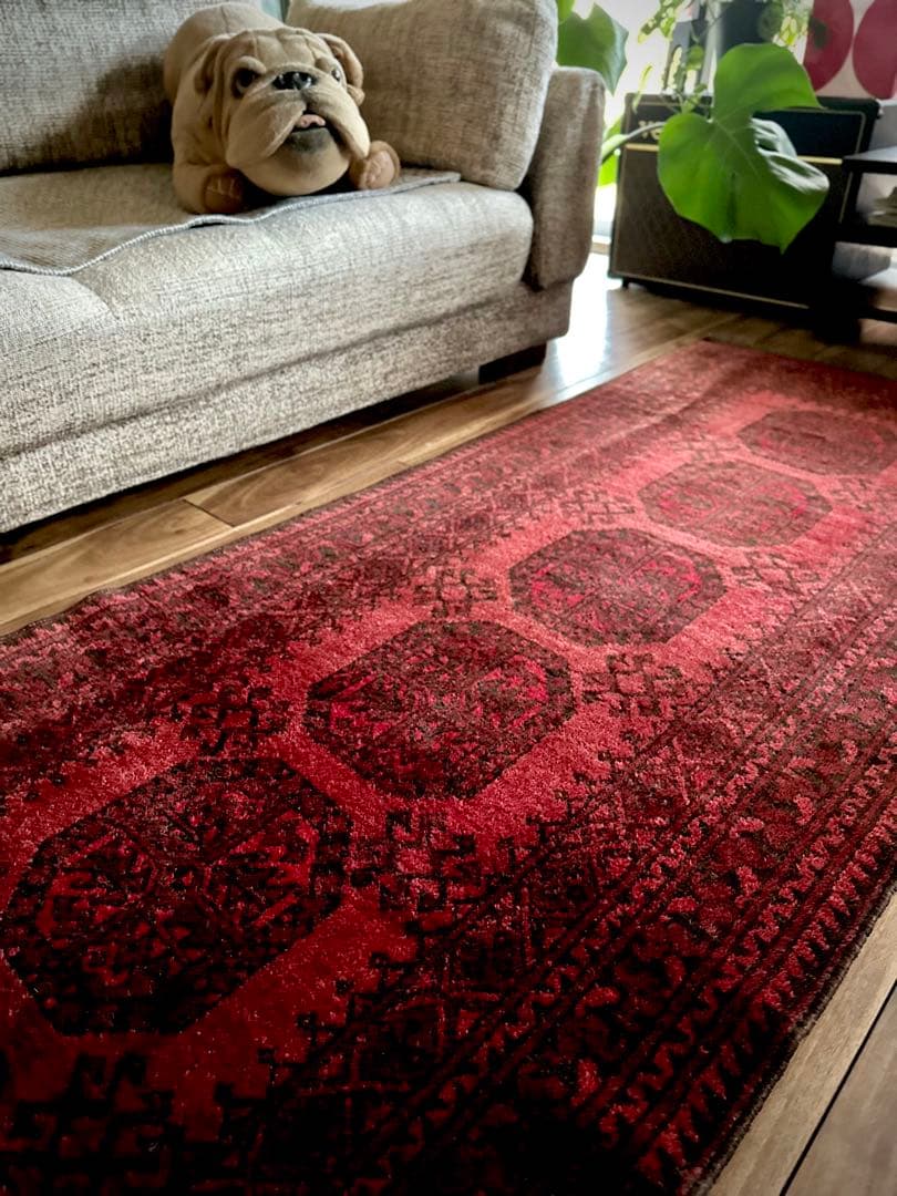 トライバルラグ　ヴィンテージラグ　トルクメン　ランナーラグ　プリミティブアート