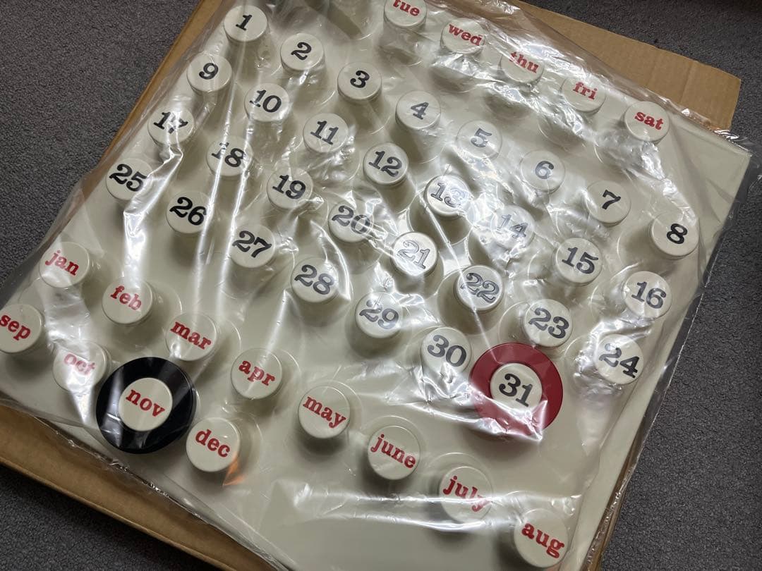 カレンダー・スケジュール Ring a Date Perpetual Wall Calendar