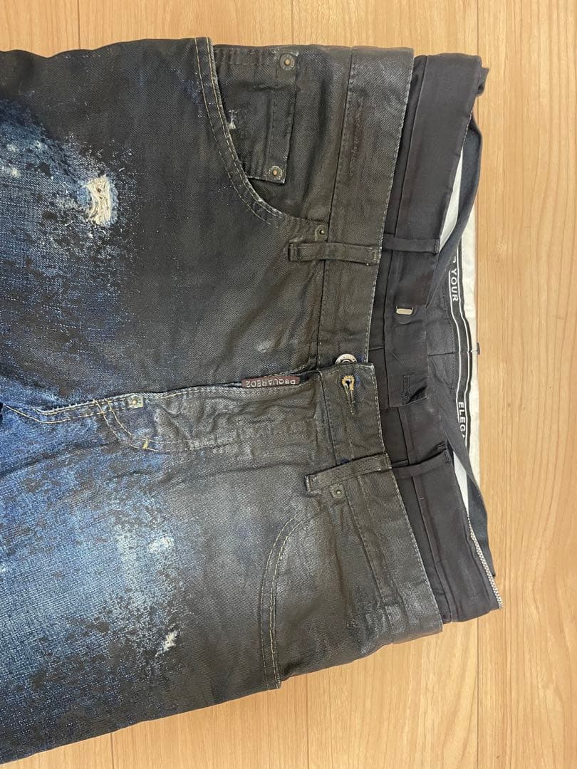 DSQUARED2 ディースクエアード S74FZ0015 ペンキ/クラッシ48