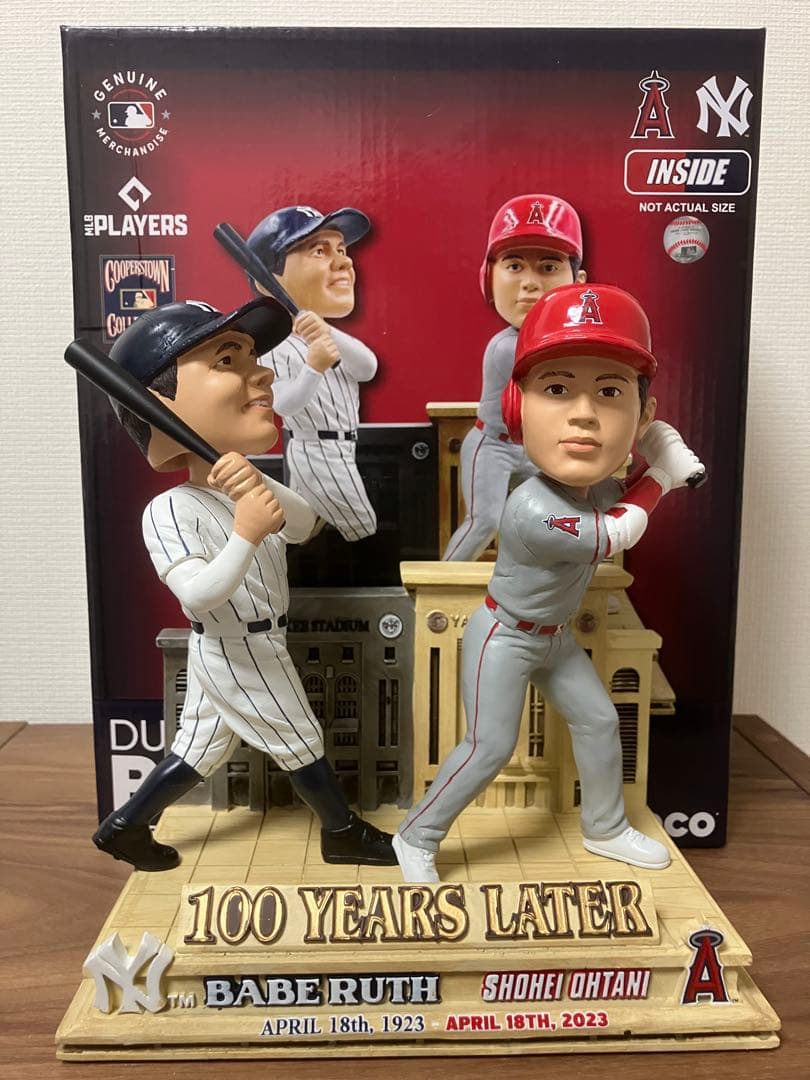 大谷翔平+ベーブルース ダブル・ボブルヘッド人形 216個限定
