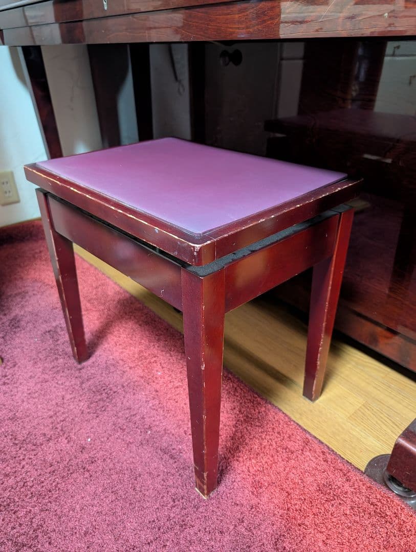 DIAPASON アップライトピアノ ダークブラウン(マホガニ色) 椅子付き