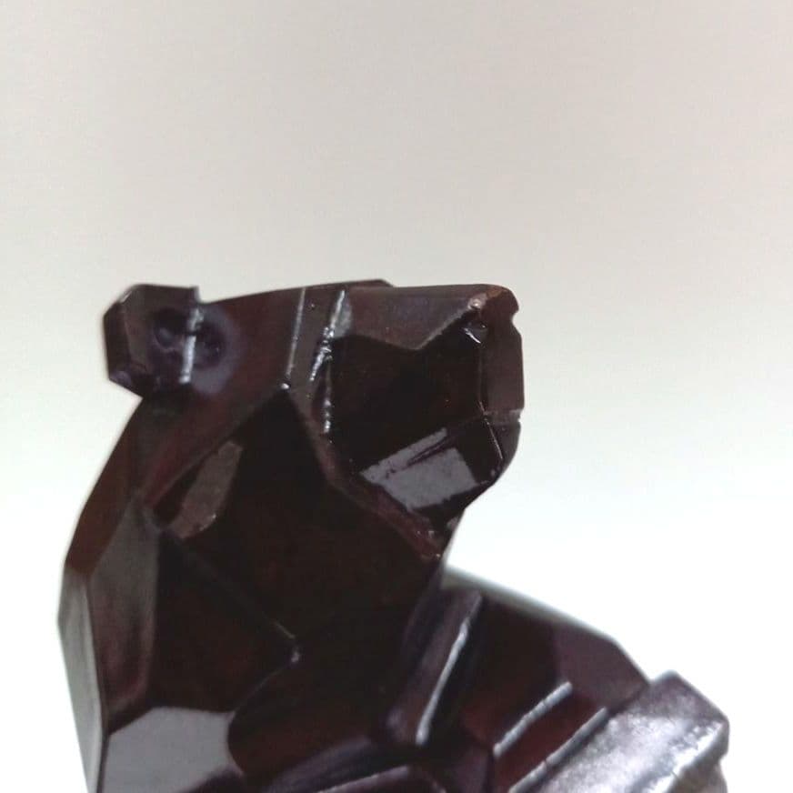 木彫りの熊　民芸　北海道土産　熊の置物　カット彫り　八雲