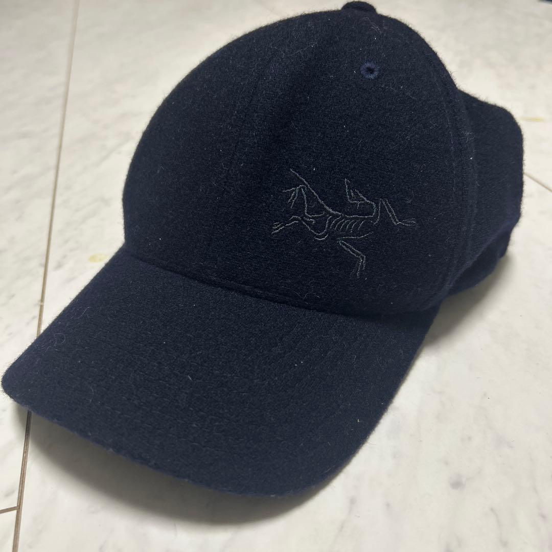 極美品ARC’TERYX アークテリクス ウールボールキャップL-XL ネイビー