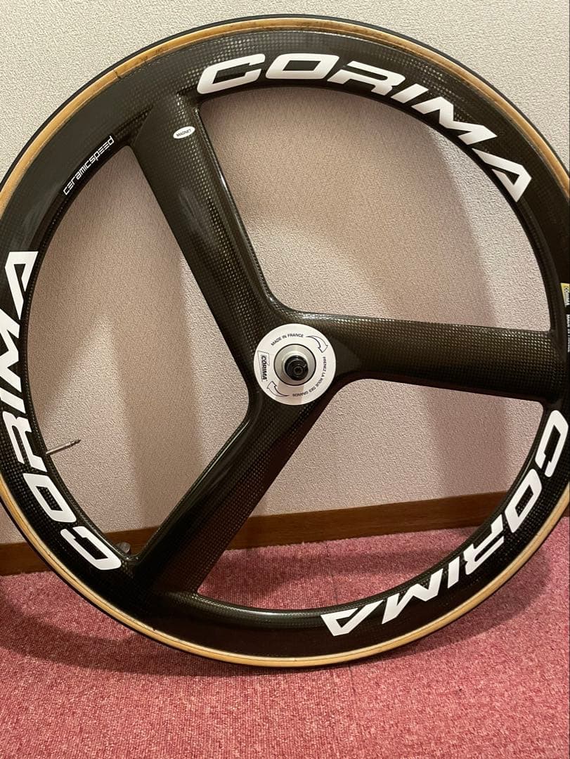 CORIMA　フロント・バトンホイール(3スポーク)