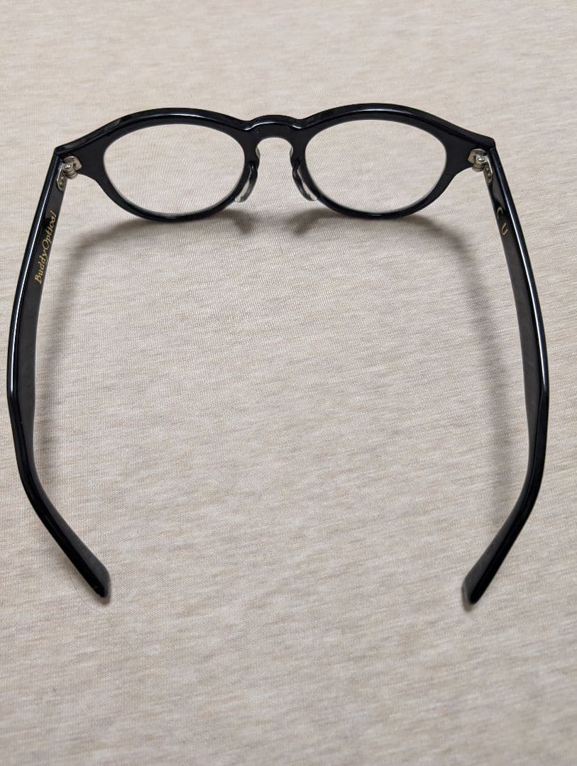 Buddy Optical CUモデル　黒縁メガネ　black