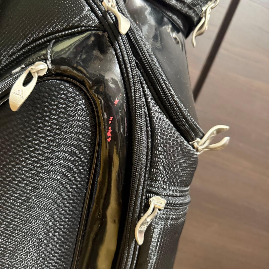 adidas キャディバッグ ゴルフバッグ ブラック