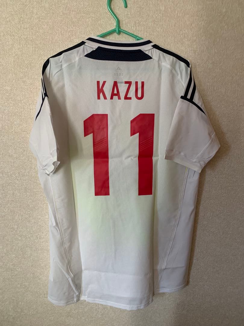 三浦知良選手 フットサル日本代表アウェイユニフォーム