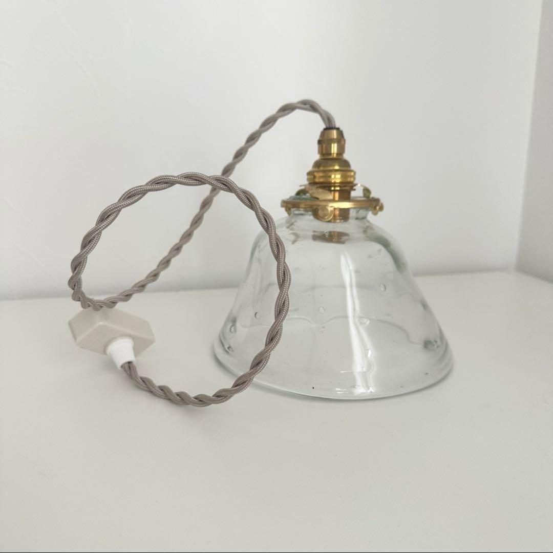 HIZUKI おおやぶみよ　ランプシェード　スピカ　真鍮　ガラス