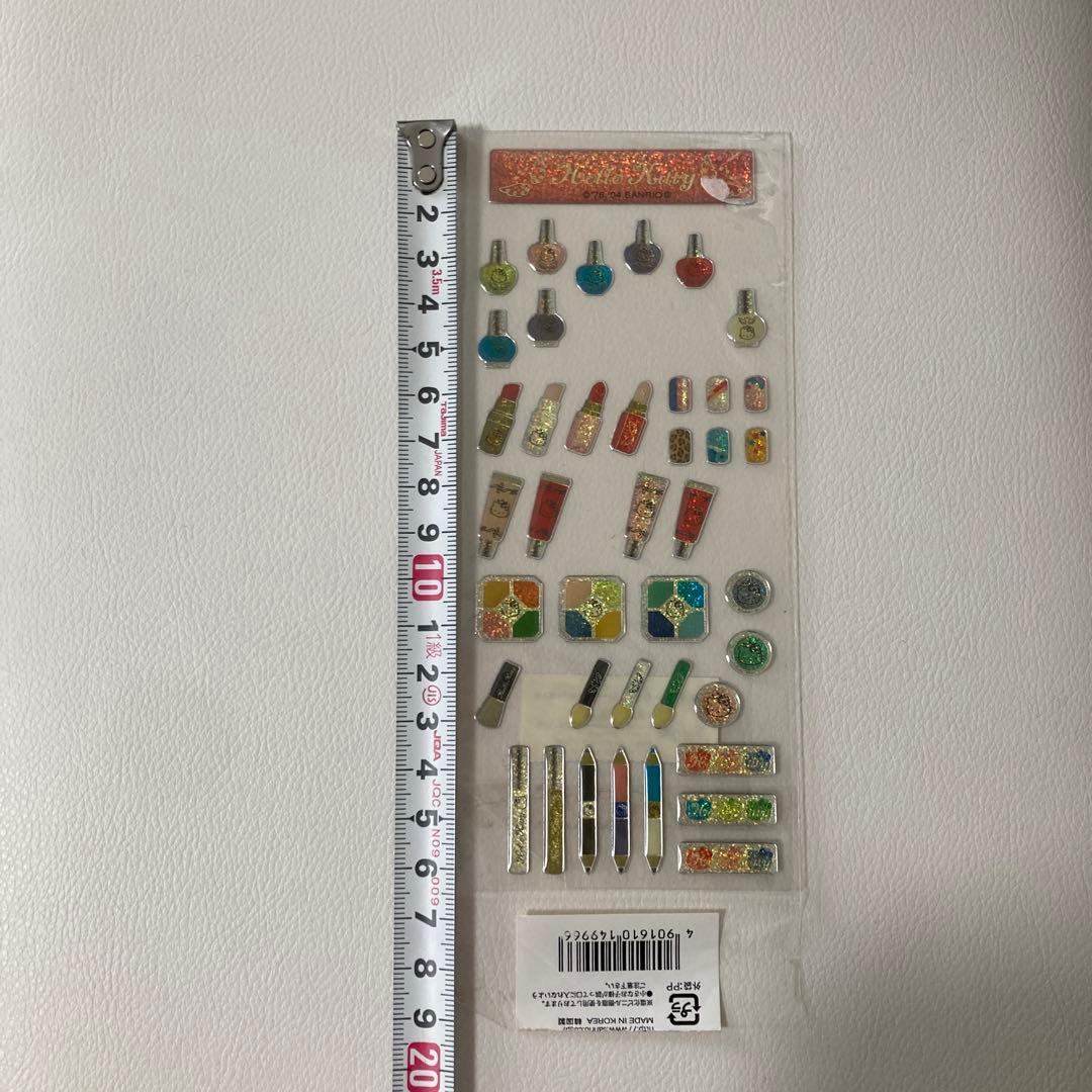 【レア】ハローキティ＊キラふちもりシールサンリオ2004年＊コスメ化粧品