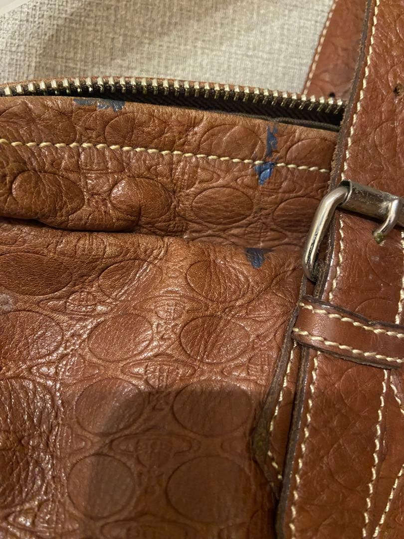 Vivienne Westwood ブラウンレザー バッグ