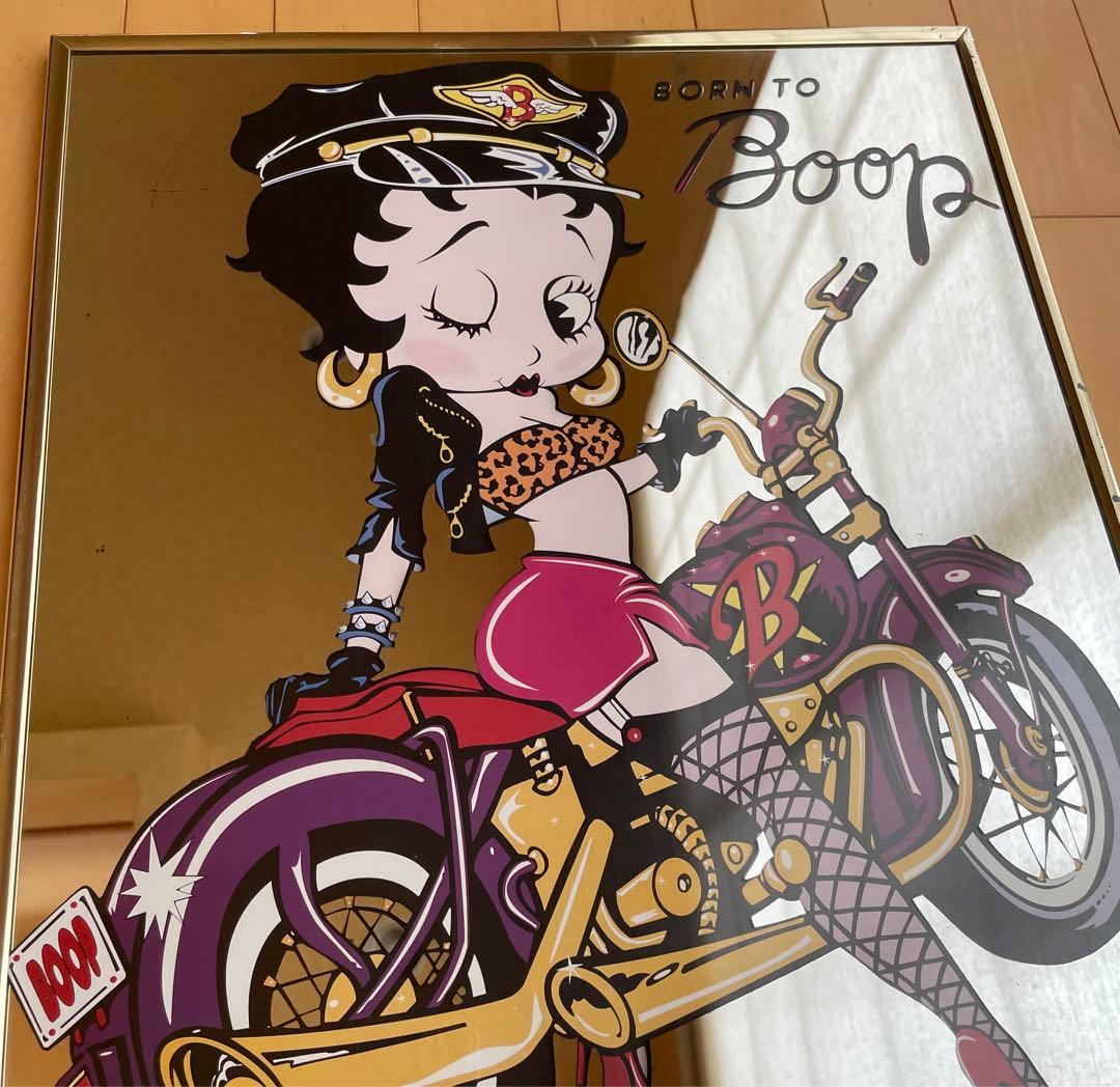 ベティちゃん　パブミラー　アンティーク　ベティ　鏡