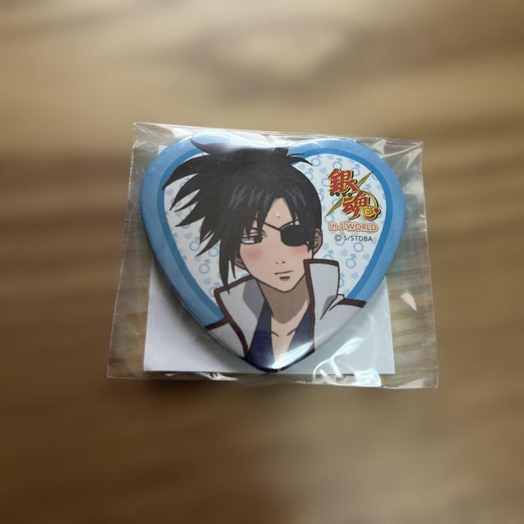 銀魂 J-World 性転換篇 ハート缶バッジ 柳生九兵衛