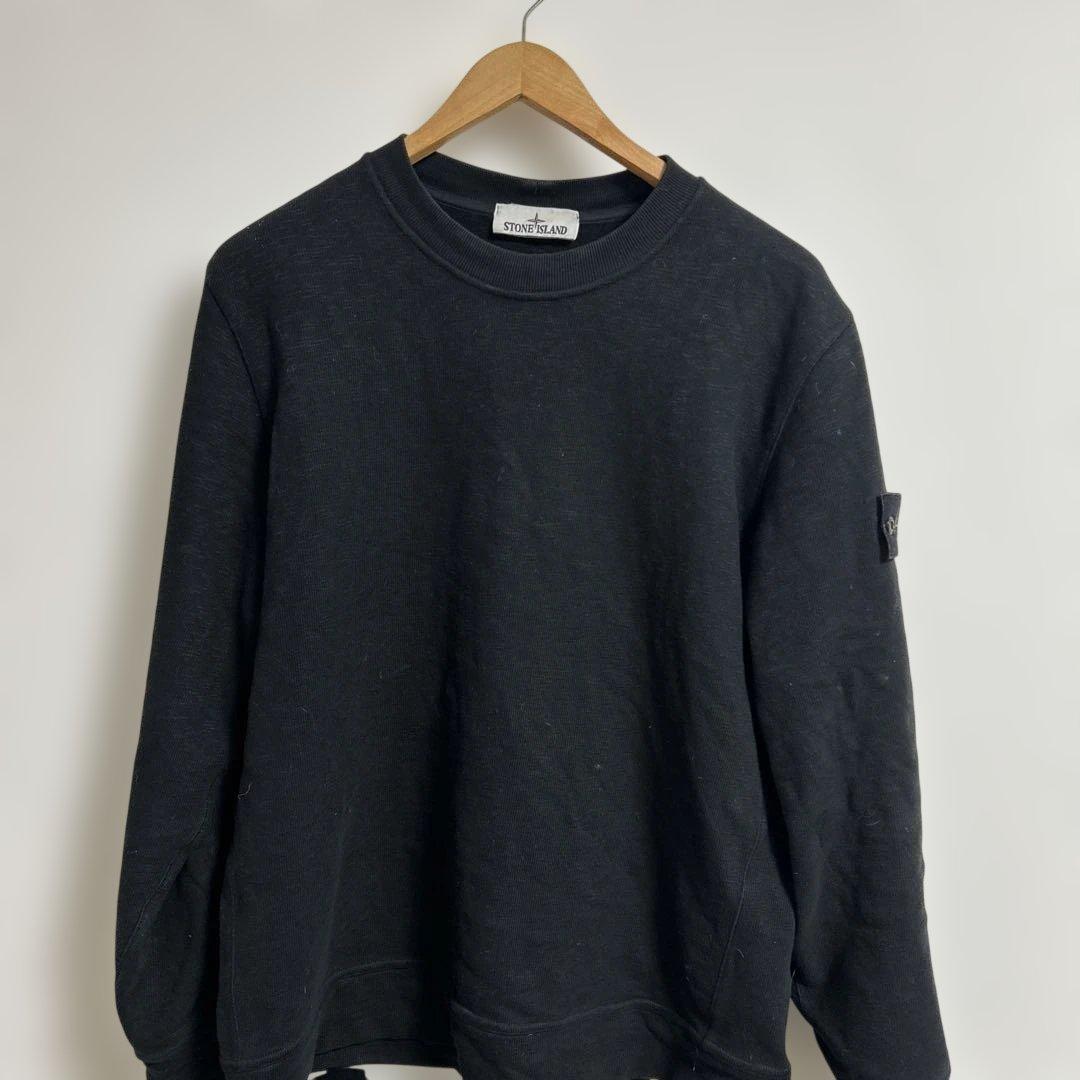 STONE  ブラック トレーナー　フリース