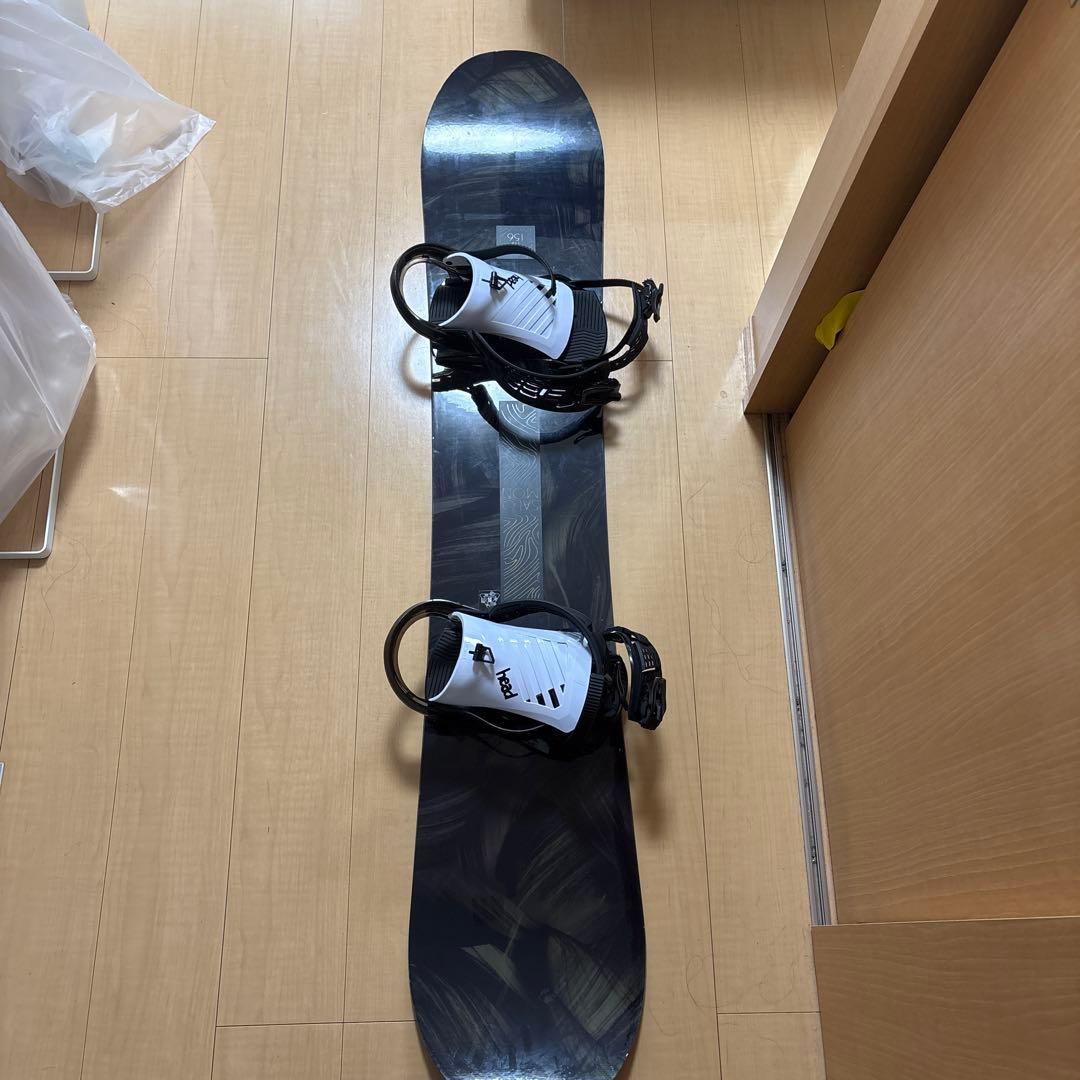 SALOMON スノーボード 黒/グレー