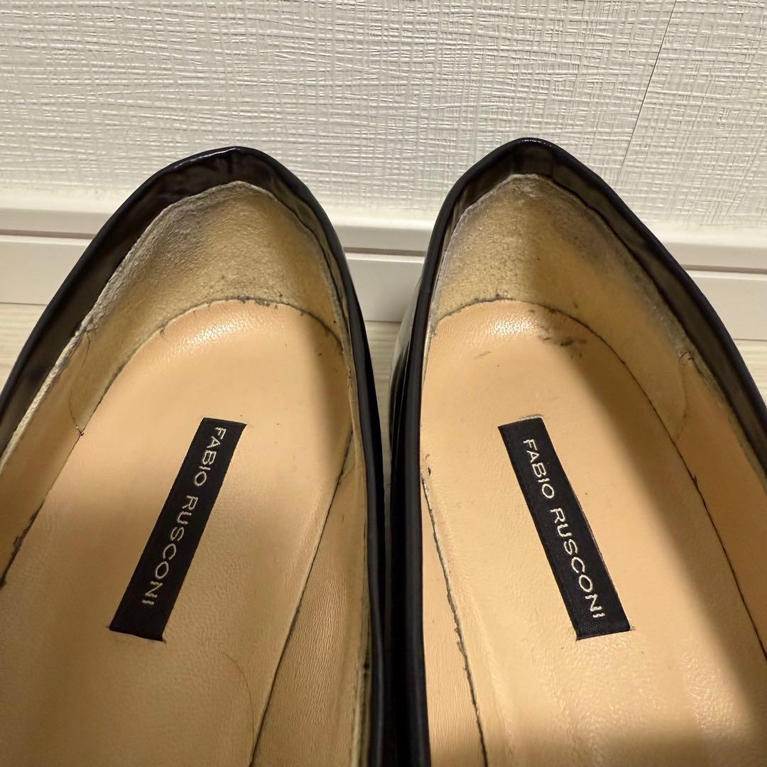 【大幅値下げ！】FABIO RUSCONI タンクソールキルト付きローファー