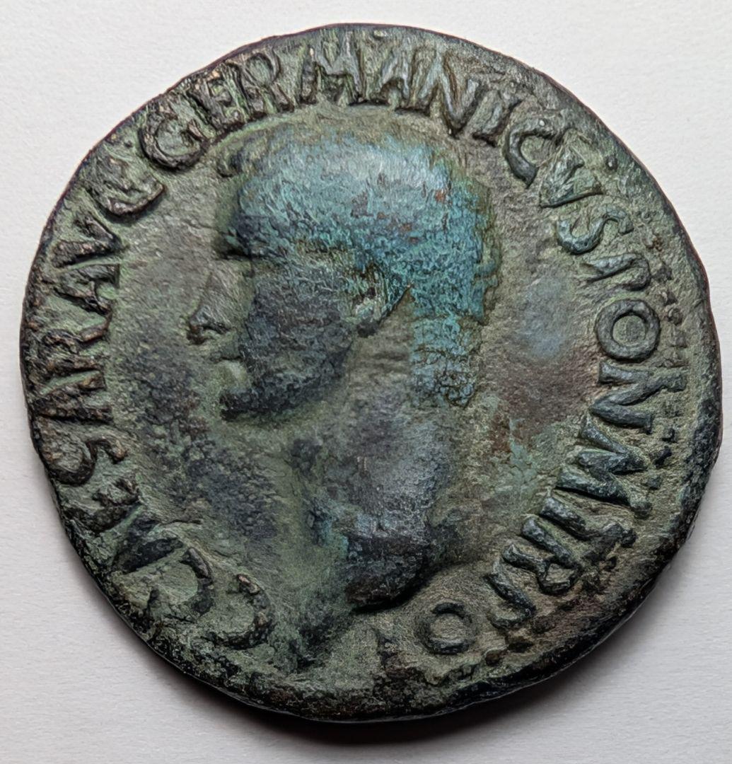 TKC026 カリグラのアス銅貨