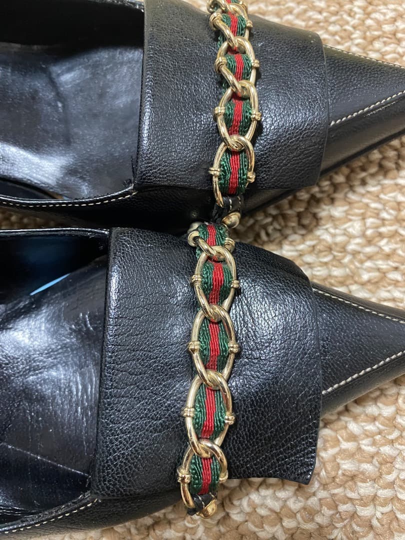 GUCCI マラガレザーヒール