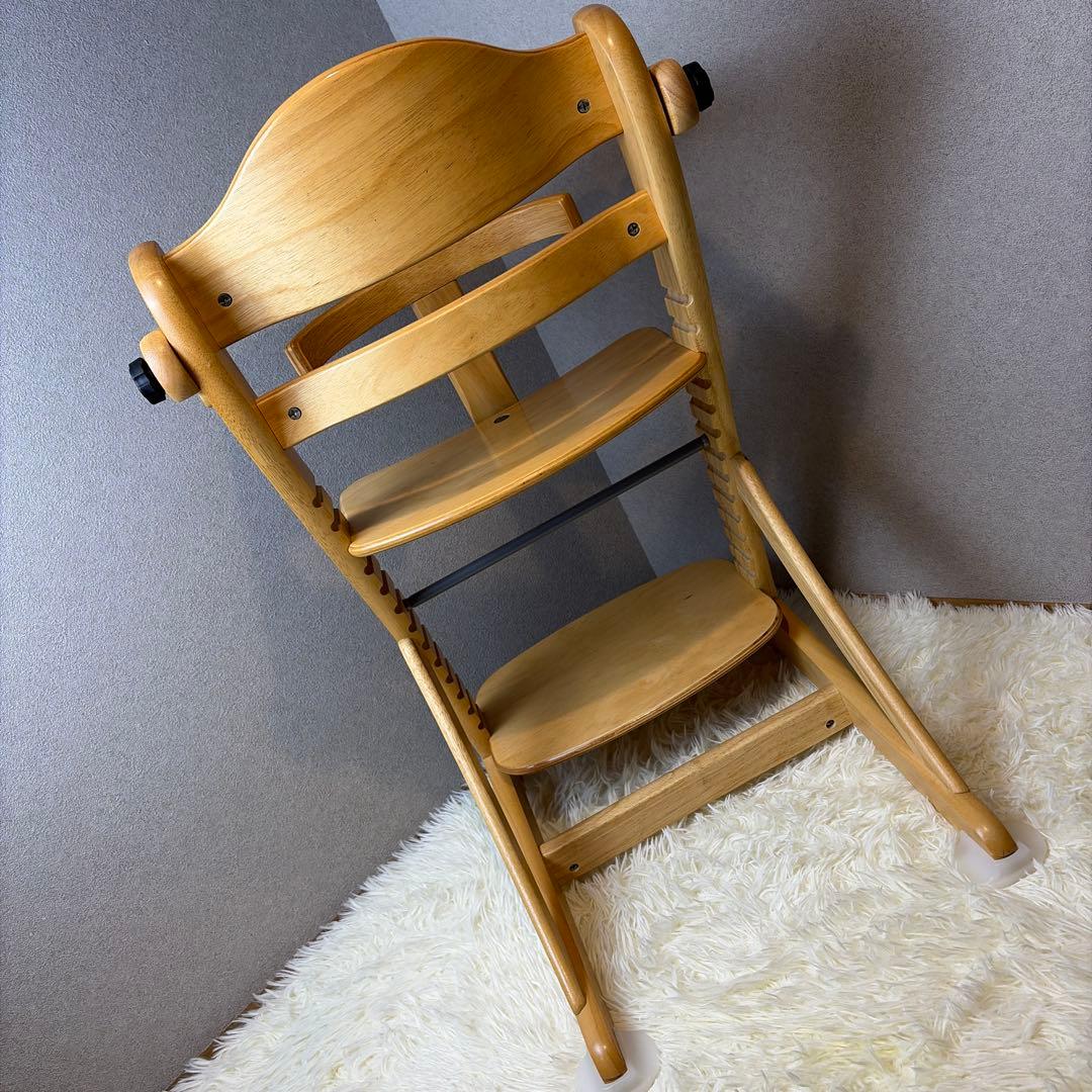 極美品 大和屋 ヤマトヤ すくすくスリムフィットチェア テーブル ガード付