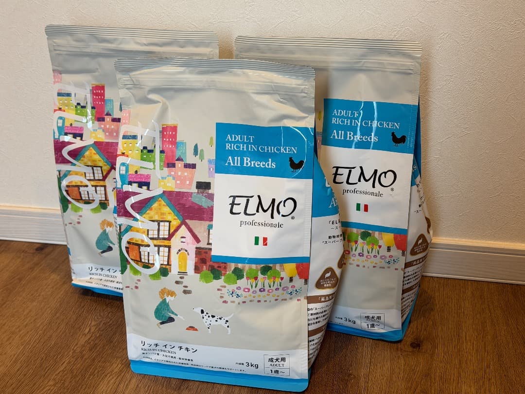 エルモ アダルト リッチインチキン3kg×3袋