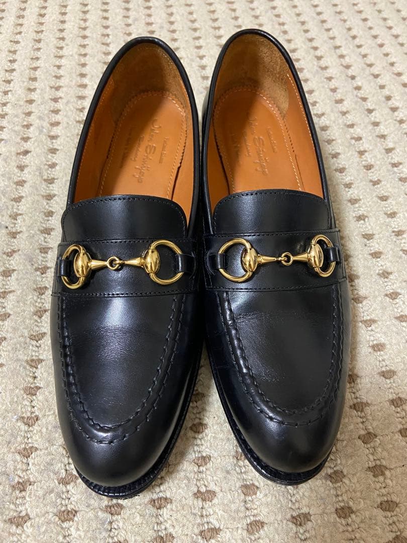 【美品】JALAN SRIWIJAYA / カーフビットローファー 23.5㎝