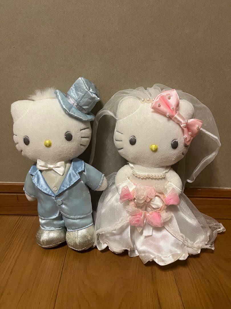 ハローキティ ダニエル ウェディング ぬいぐるみ ペアセット 結婚式