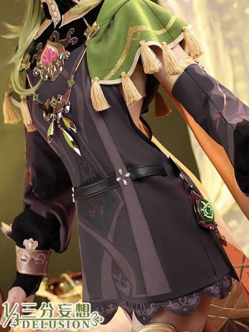三分妄想/原神/コレイ/Ｍ/コスプレ衣装＋靴＋ウィッグフルセット
