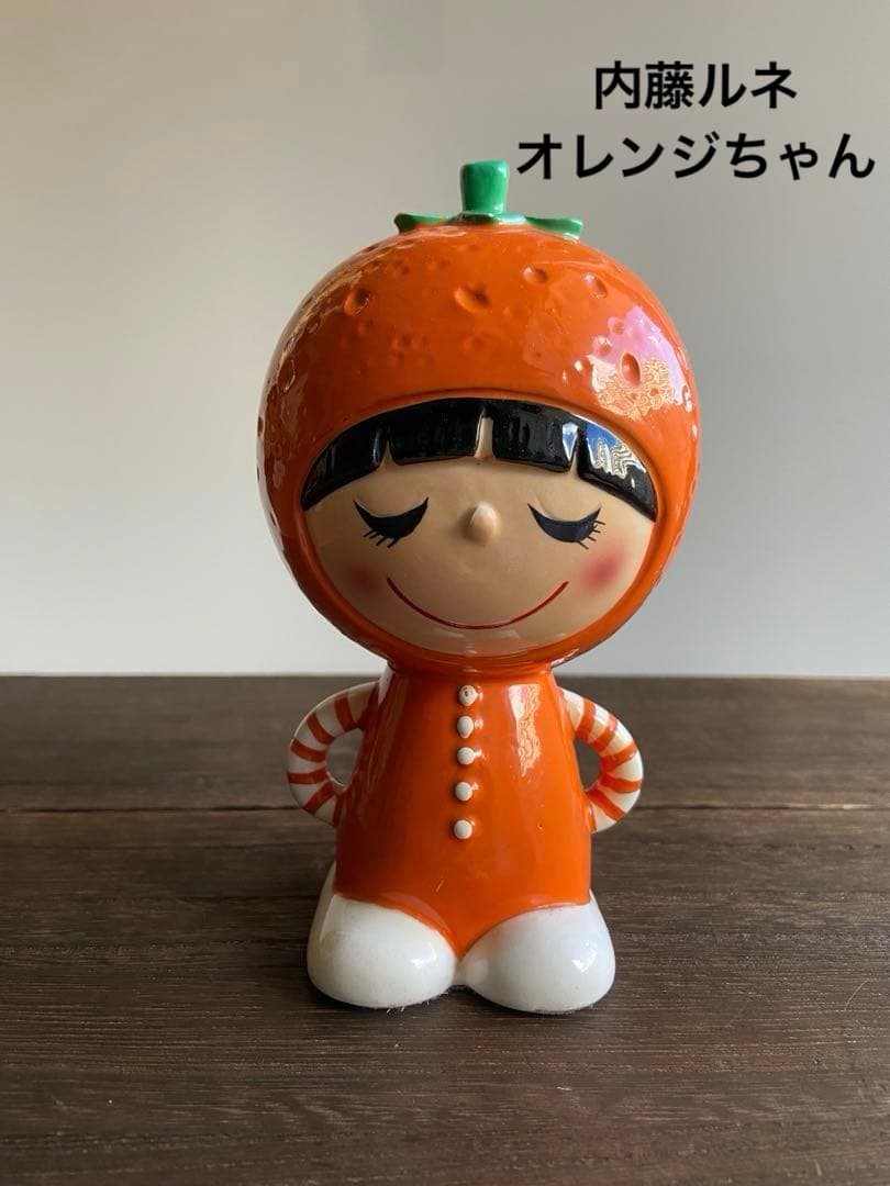 内藤ルネ ⭐️ RUNE 貯金箱　昭和レトロ　レトロポップ