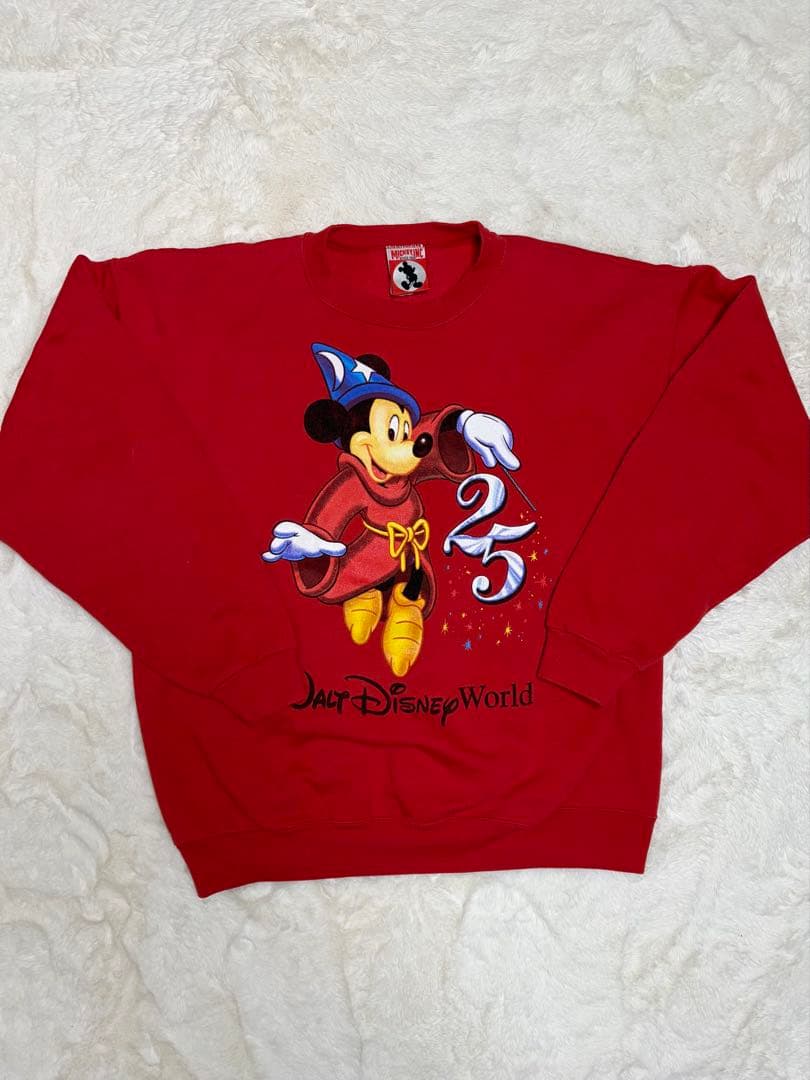 古着ミッキーマウス 25周年記念 スウェット