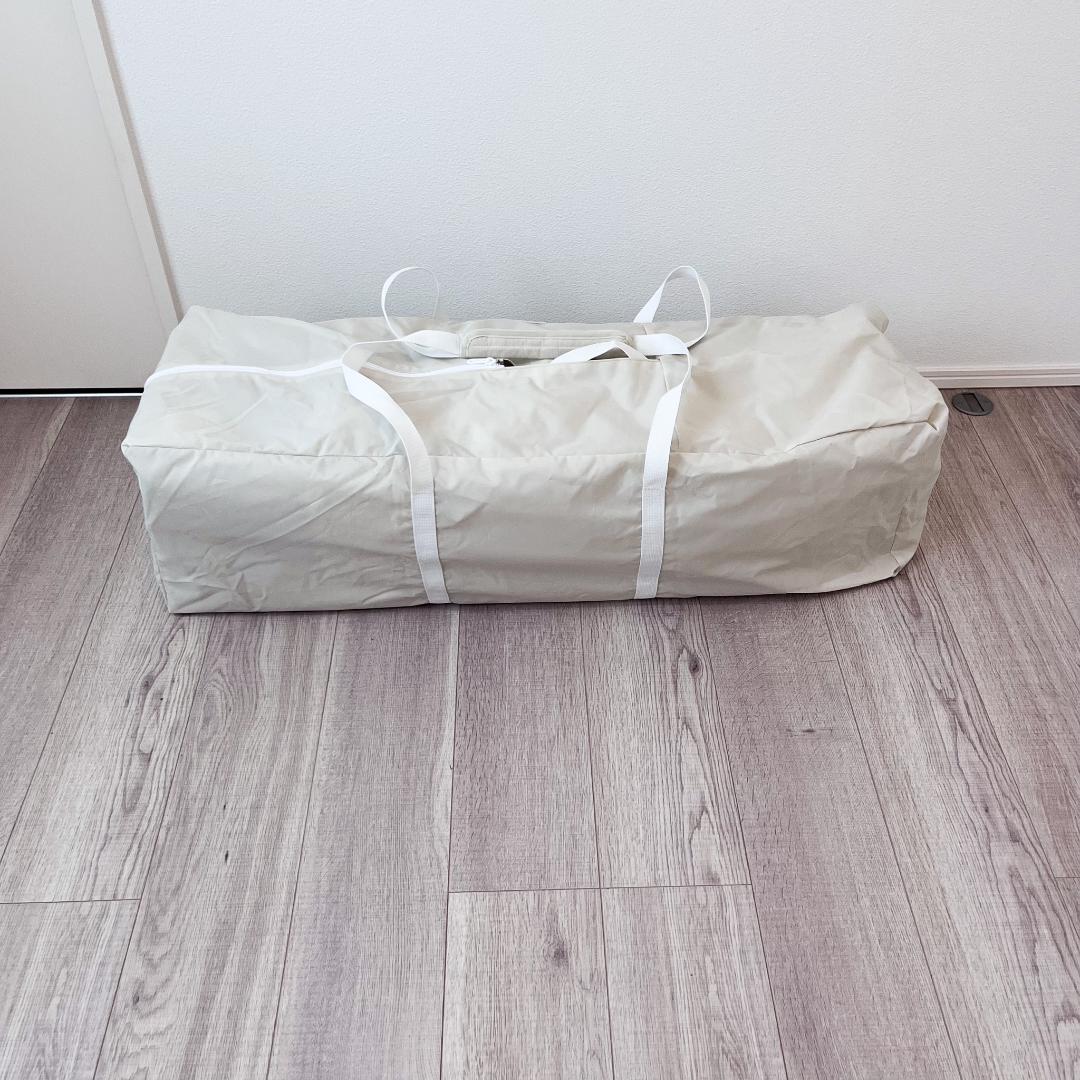 【美品】Apricaベビーベッド ココネルエアープラスABホワイトベージュ