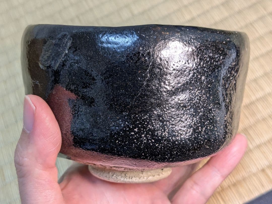 【上作】【特別セット】八代、十代大樋長左衛門　喜寿　黒茶碗　セット