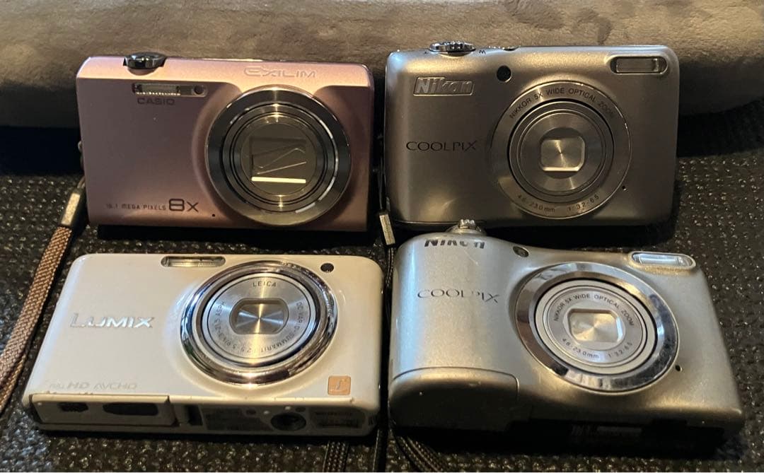 Nikon CASIO panasonic デジカメ 4個まとめ 現状品