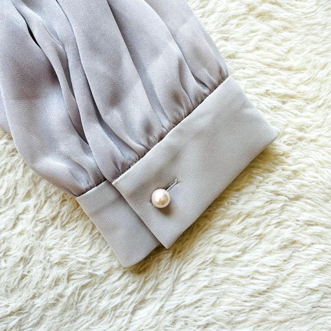 【新品未使用】23区トリアセダブルジョーゼット ワンピース　大きいサイズ　21号