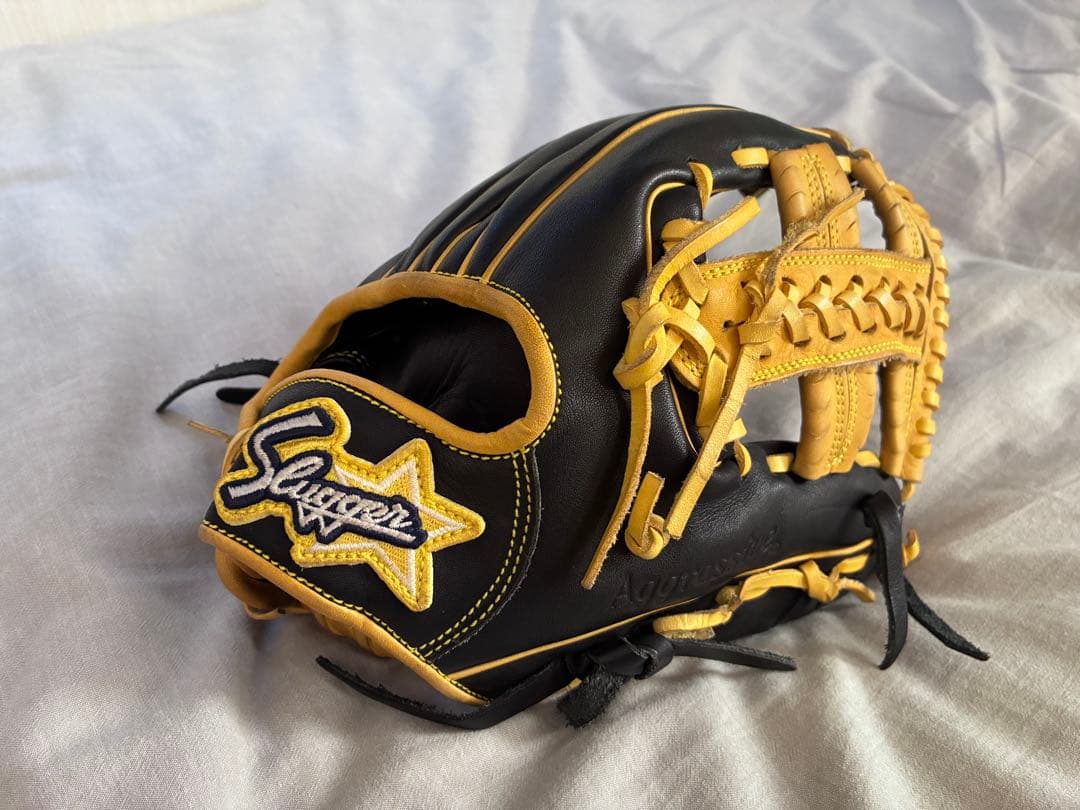 Sugger 軟式グローブ 黒/黄